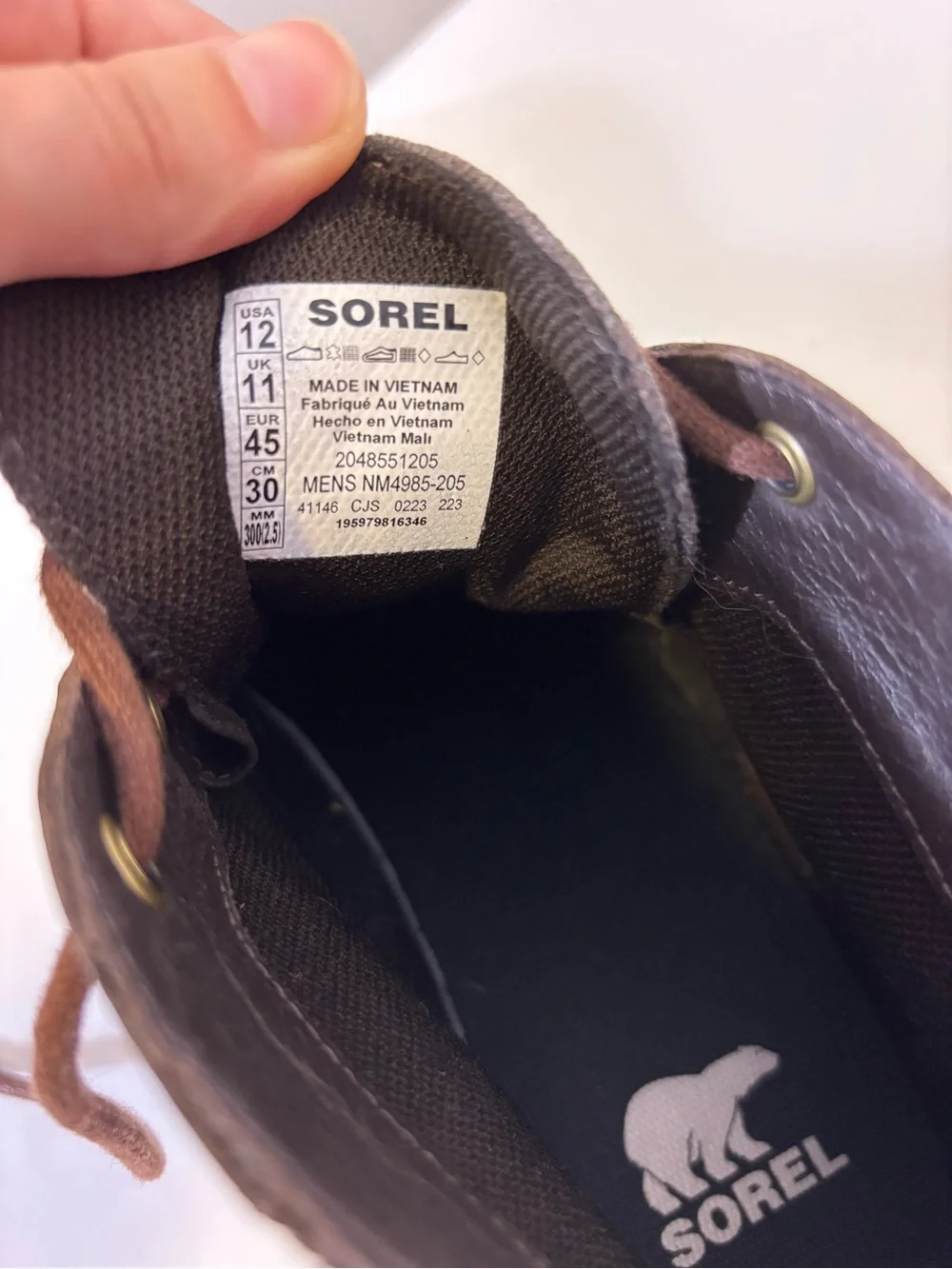 Sorel Men's Brown Suede & Leather Chukka Boots 12